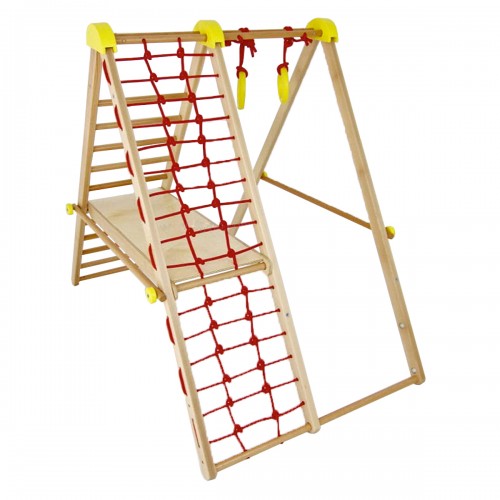 Aire de jeux intérieur en bois 2