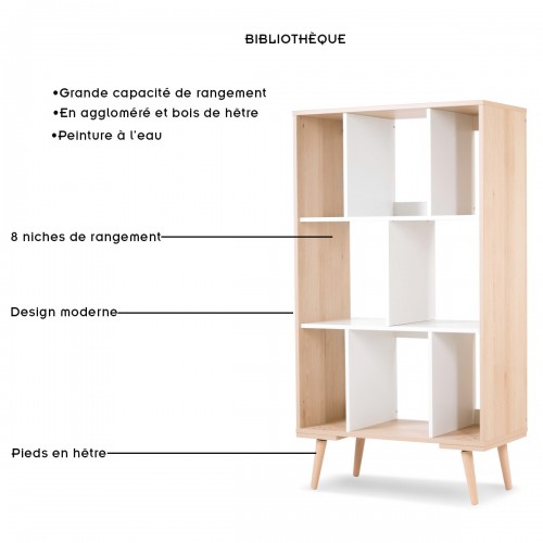 SOFIE Bibliothèque étagère chambre enfant bébé 2