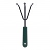 LITTLE Outils de jardinage à main - Cultivateur 3 dents avec manche court