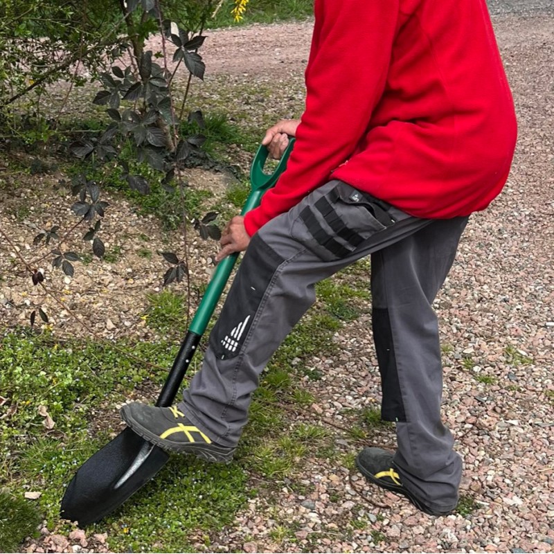 GARDEN Pelle ronde compacte et lègère avec poignée antidérapante outils de jardinage
