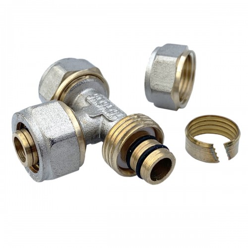 Té à visser tube PER Ø16x16x16 mm 2