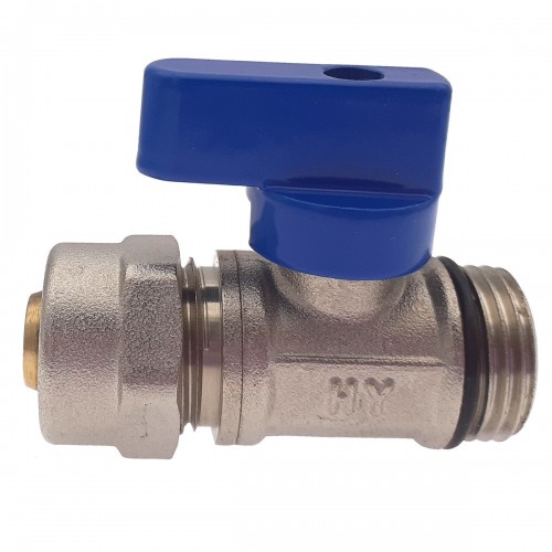 Vanne à bille sphérique 1/2"x16 pour tube PER Ø16 2