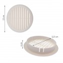 Grille ronde pour pvc et gaine avec moustiquaire Ø125