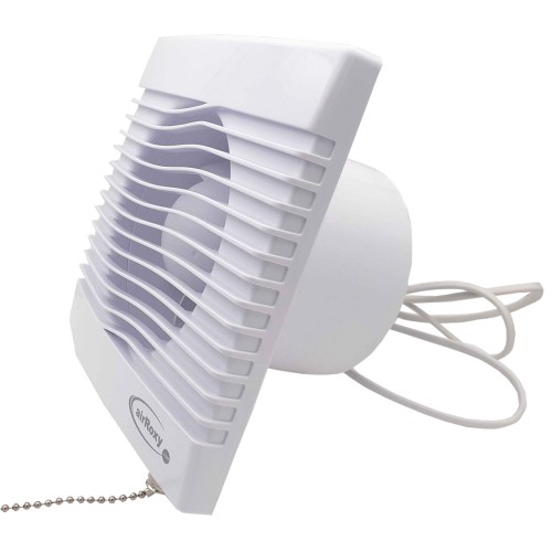 Extracteur d'air avec un interrupteur à cordon Ø 125 158m3/h 16W 2