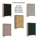 PARII Armoire à Portes bois etagères design tendance