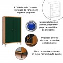 PARII Armoire à Portes bois etagères design tendance