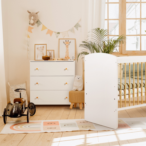 KAROLINA II Commode bébé avec plan à langer amovible et 3 tiroirs 2