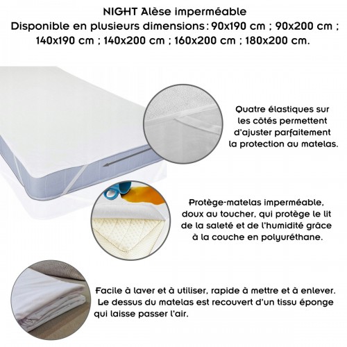 NIGHT Alèse imperméable 2