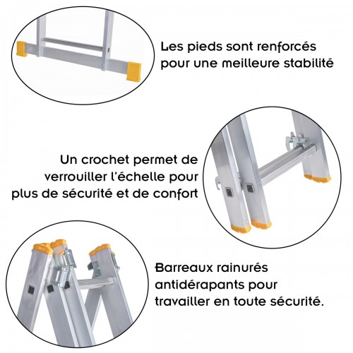 ATRA Echelle en aluminium 3x7 2