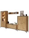 PARII Ensemble de meubles de salon Vaisselier Armoire Meuble TV Étagère design contemporain