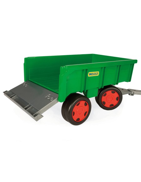 Grand chariot enfant à tirer remorque de jardin avec porte basculante