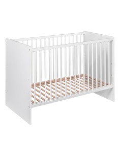 PAULA Lit bébé évolutif robuste à barreaux design moderne