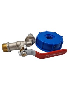 Robinet en laiton pour cuve 1000 L et adaptateur de réservoir IBC 2