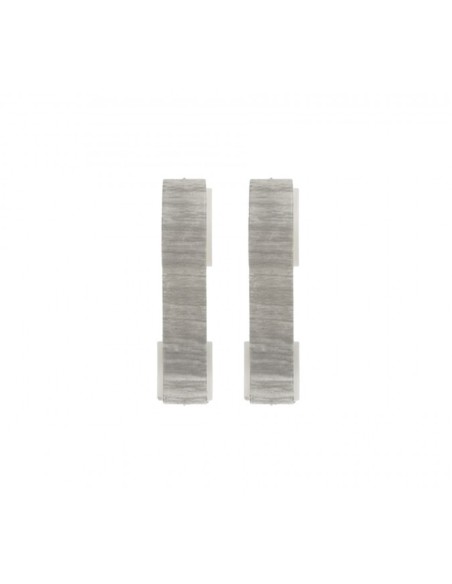 Plinthes goulotte passe-câble PVC 59 mm - 1,10 m avec raccords inclus