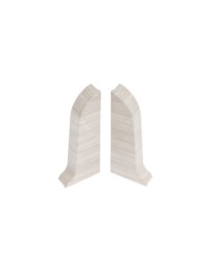 Butées aveugles gauche et droite pour plinthe PVC 59 mm