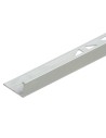 Profilé de finition d'angle pour carrelage  aluminium anode 12,5 mm longueur 2,5 m