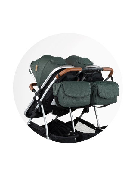 Poussette jumeaux ou enfants rapprochés avec ou sans siège auto