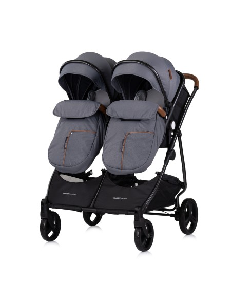 Poussette jumeaux ou enfants rapprochés avec ou sans siège auto
