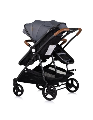 Poussette jumeaux ou enfants rapprochés avec ou sans siège auto