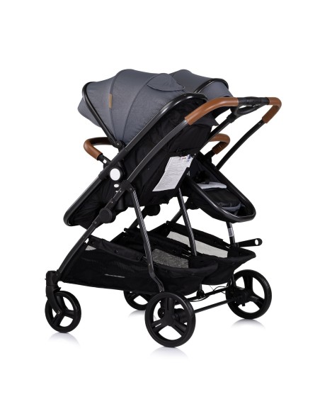 Poussette jumeaux ou enfants rapprochés avec ou sans siège auto