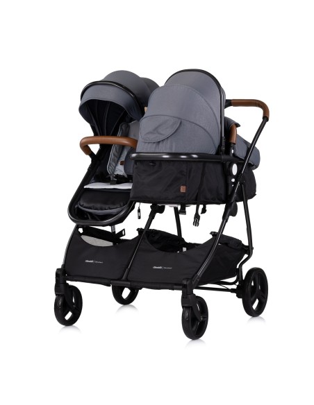 Poussette jumeaux ou enfants rapprochés avec ou sans siège auto