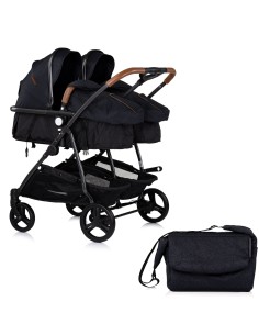 Poussette jumeaux ou enfants rapprochés avec ou sans siège auto