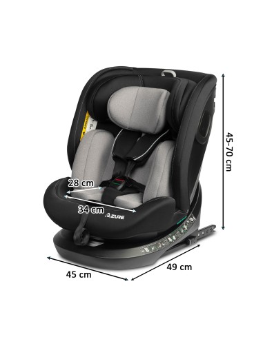 Siège auto AZURE i-Size 360° Isofix 40 à 150 cm inclinable