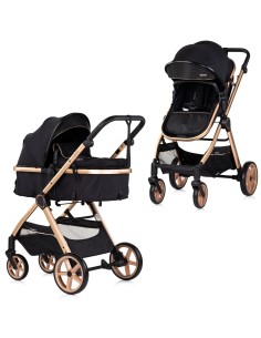 VISTA Poussette combinée jusqu'à 22 kg nacelle souple + assise classique avec cosy i-Size et base Isofix en option