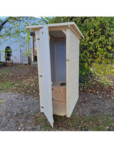 Toilette Sèche extérieure en bois naturel