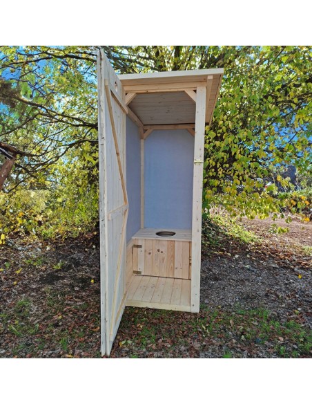 Toilette Sèche extérieure en bois naturel