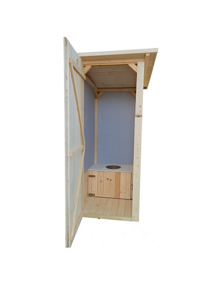 Toilette Sèche extérieure en bois naturel