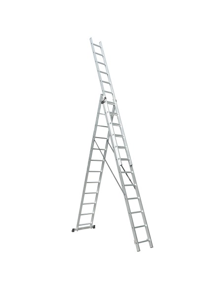 UP Echelle transformable en aluminium coulissant extensible 3 plans