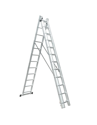 UP Echelle transformable en aluminium coulissant extensible 3 plans