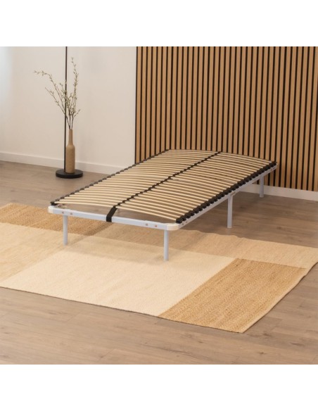 ORTHO Sommier à lattes en acier avec bande stabilisatrice