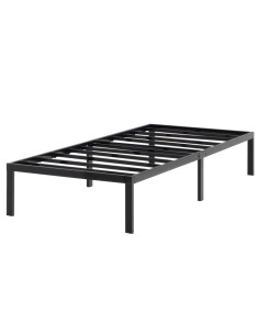 SAPPHO Cadre de lit en acier avec espace de rangement - Montage facile -