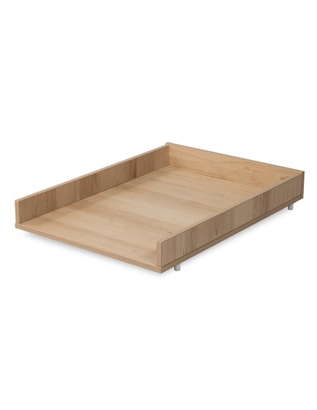 LAURA Ensemble bébé commode et lit évolutif 120x60 Champagne