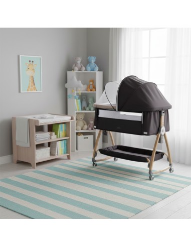 CHARISMA Lit bébé cododo ouverture latérale Inclinaison anti-reflux hauteur réglable 6 positions