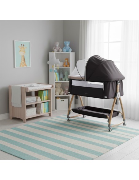 CHARISMA Lit bébé cododo ouverture latérale Inclinaison anti-reflux hauteur réglable 6 positions