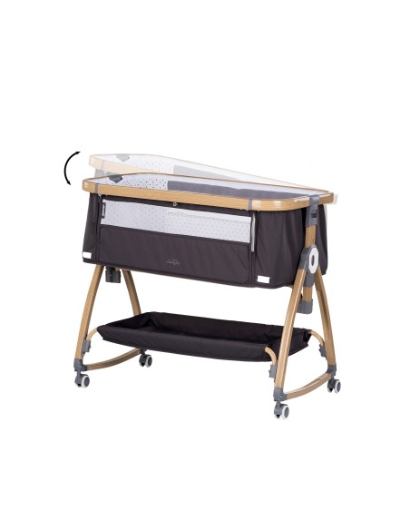 CHARISMA Lit bébé cododo ouverture latérale Inclinaison anti-reflux hauteur réglable 6 positions