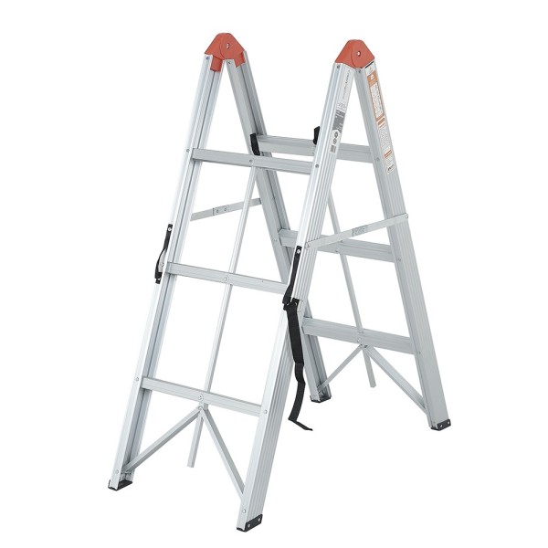 Échelle double pliante aluminium CLIMB – 3, 4 ou 5 marches