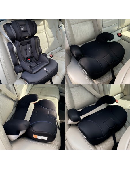 MOYA Siège-auto ceinturé évolutif R129 I-Size 76-150 cm pour enfants