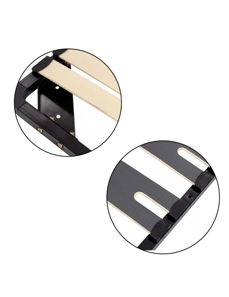 Sommier de lit avec 2 lattes extra larges renforcées zone lombaire