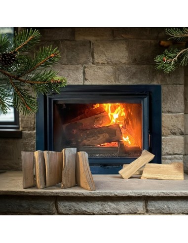 Bois extra sec 33, 40 ou 50 cm carton. Idéal pour cheminée poêle.
