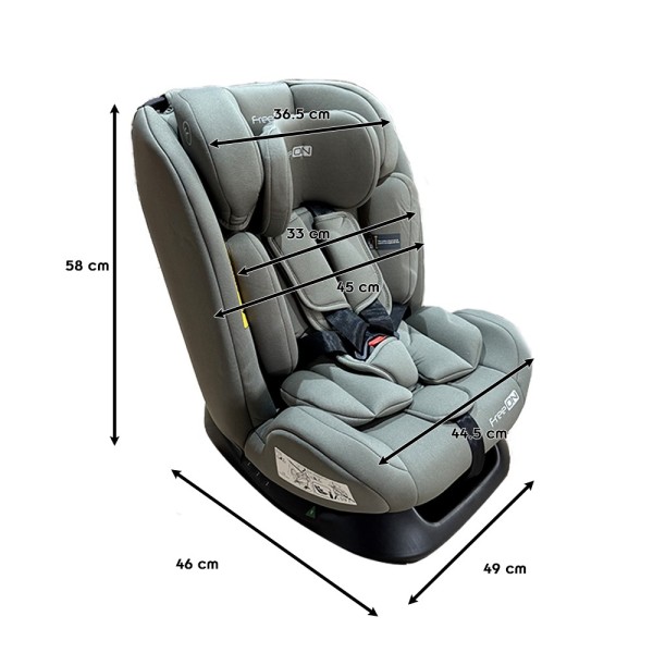 POLLO Siège auto enfant évolutif 40-150 cm i-Size naissance jusqu'à 12 ans