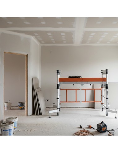 ELEVATE Echafaudage en aluminium hauteur de travail 3 m