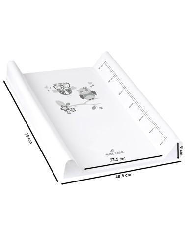 Matelas à langer confortable pratique avec toise PVC.