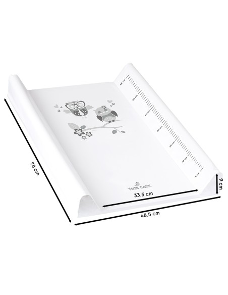 Matelas à langer confortable pratique avec toise PVC.