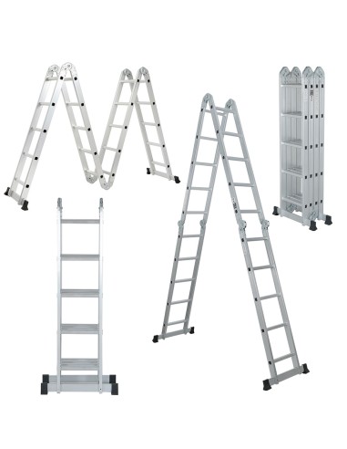 LIFT Echelle modulable en aluminium 4 pans