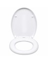 DUN Abattant WC en duroplast hygiénique déclipsable fermeture silencieuse
