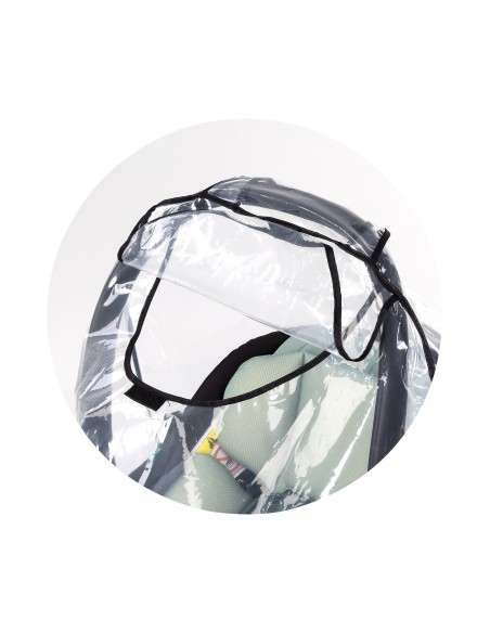 Housse pluie universelle en plastique transparent